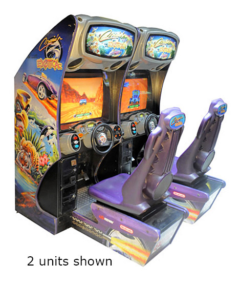CRUIS'N EXOTICA Sit-Down Arcade Machine Game for sale - 2 SEATS