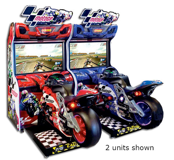 MotoGP Authentic Motorcycle Racing Simulator Arcade Game Event Rent