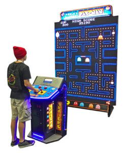 Giant Pac Man Galaga Arcade Games S Theme Event Party Rental