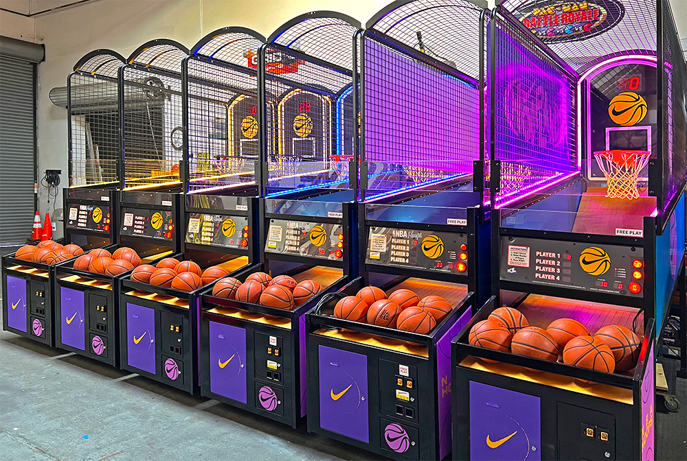 NBA Hoops Basketball Arcade Machine - Machine